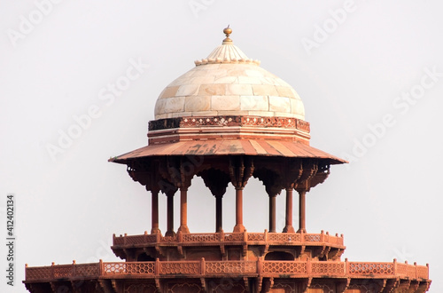 An interesting roof design. photo