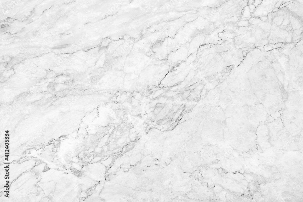 Fototapeta premium White marble texture abstract background pattern with high resolution.