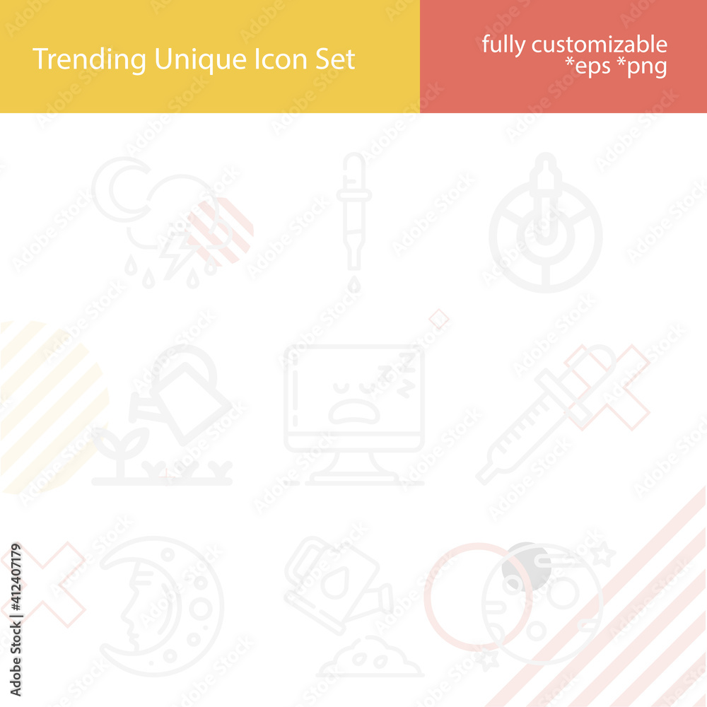 Simple set of jupiter related lineal icons. Simple set of jupiter related lineal icons.