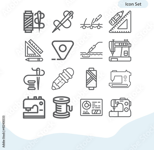Simple set of philosophical theory related lineal icons.