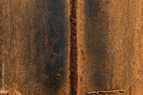 Old rusty metal plate texture background
