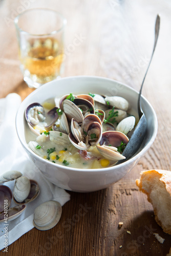 Clam chowder photo