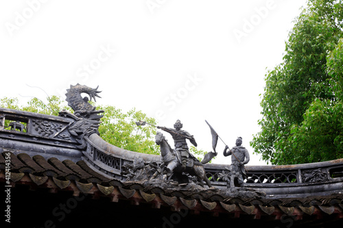China classical architecture in Yu Garden, Shanghai, China