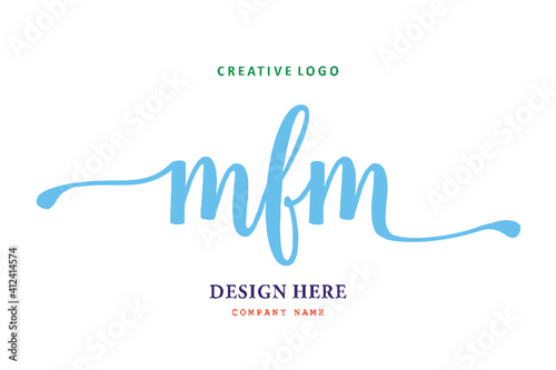 MFM lettering logo is simple, easy to understand and authoritative