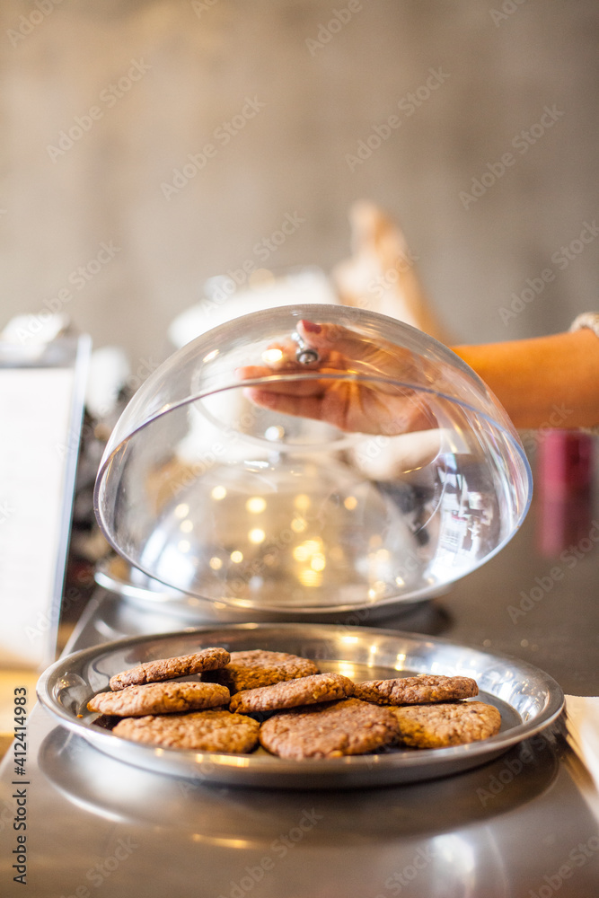 Freshly Baked Cookies on a Plate