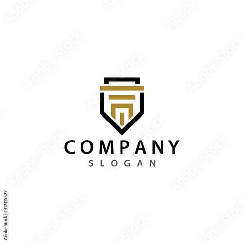 Law logo template