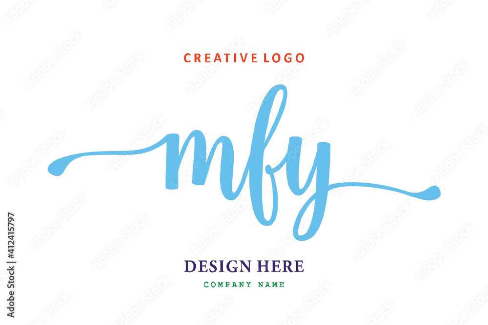 MFY lettering logo is simple, easy to understand and authoritative MFY lettering logo is simple, easy to understand and authoritative