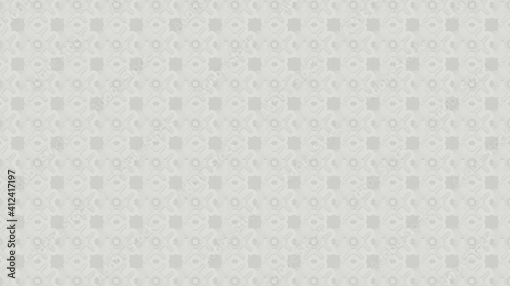 3d Seamless Abstract Geometric Pattern in Light Beige–Grey Minimal Empty Banner Template