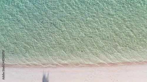 drone view beautiful ocean tumaru beach kohama island Okinawa photo