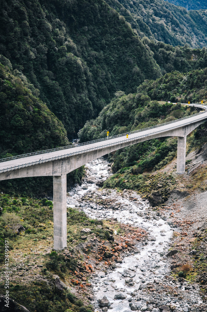 The Viaduct, Arthur's Pass National Park, New Zealand. The Viaduct, Arthur's Pass National Park, New Zealand.