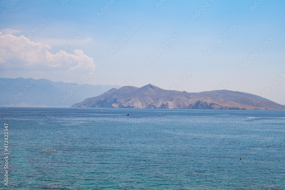 Adriatic seashore, Krk, Croatia Adriatic seashore, Krk, Croatia