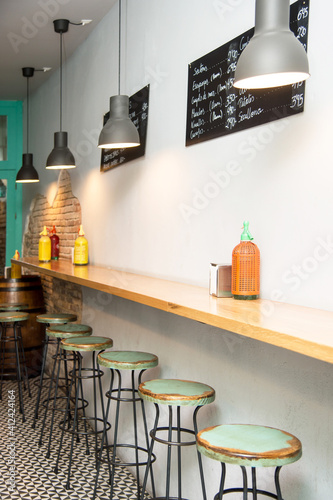 Interior of a tapas bar photo