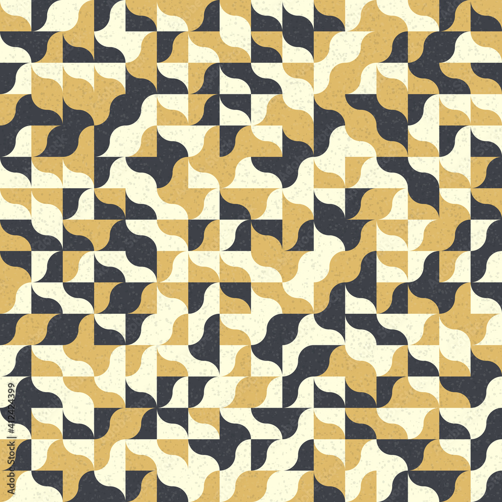Naklejka premium Abstract Geometric Pattern generative computational art illustration