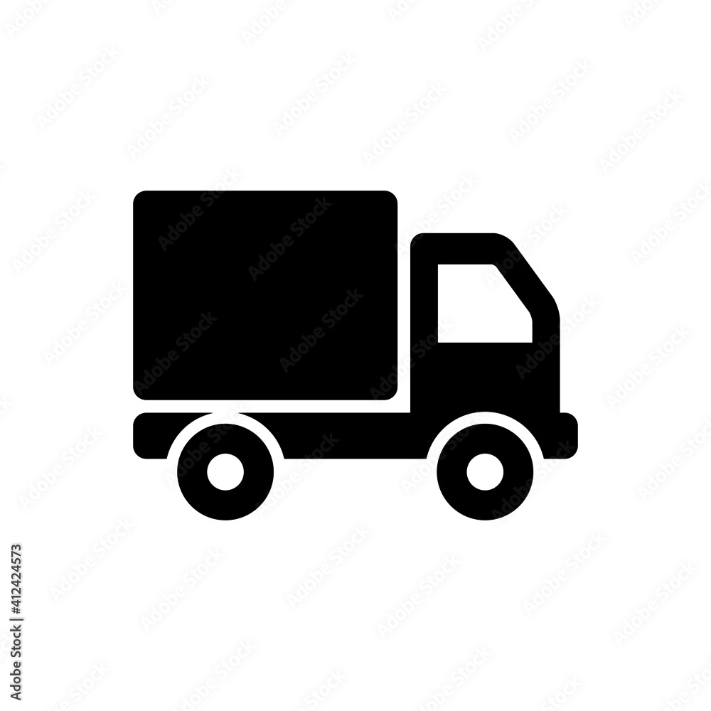 Truck van icon vector graphic illustration