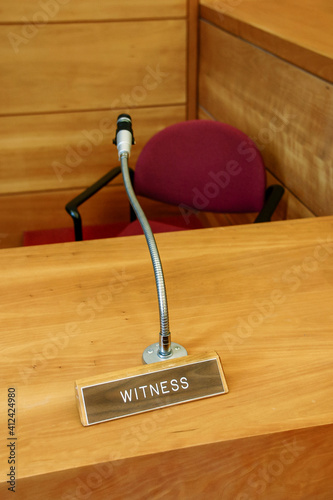 Witness Stand photo