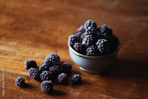 Frozen blackberries