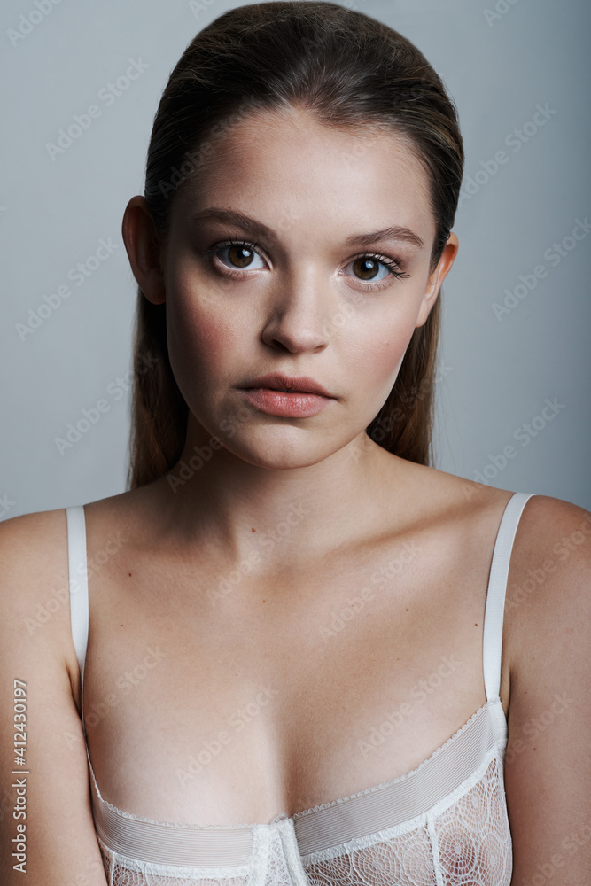 Studio portait of a young woman Studio portait of a young woman