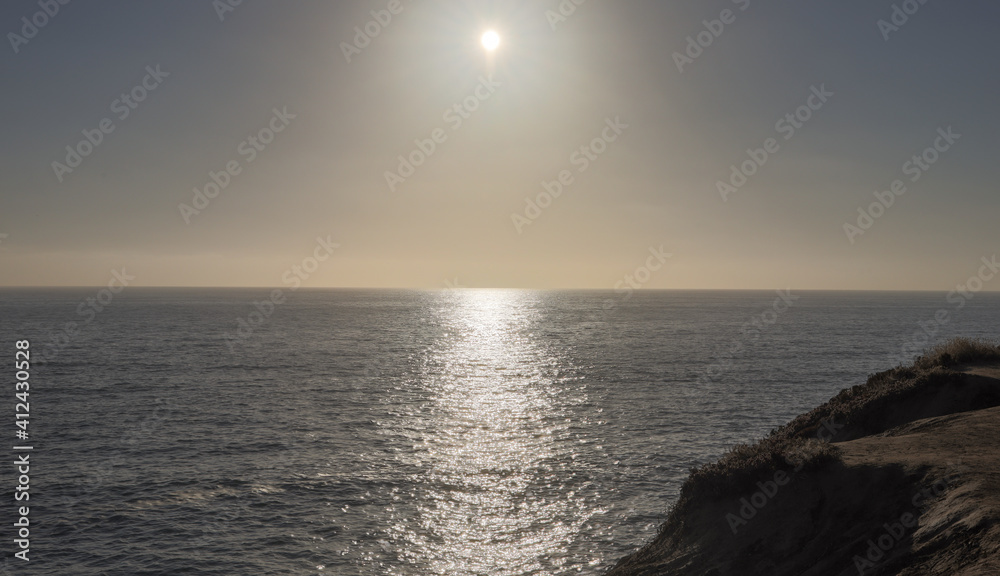 Sun setting over the ocean in San Diego, CA. Sun setting over the ocean in San Diego, CA.