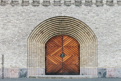 Old church door