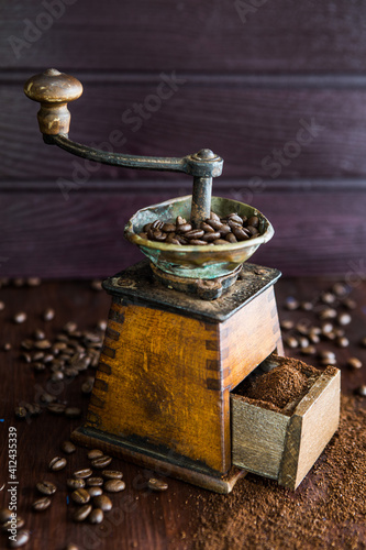 Vintage Coffee Grounder photo