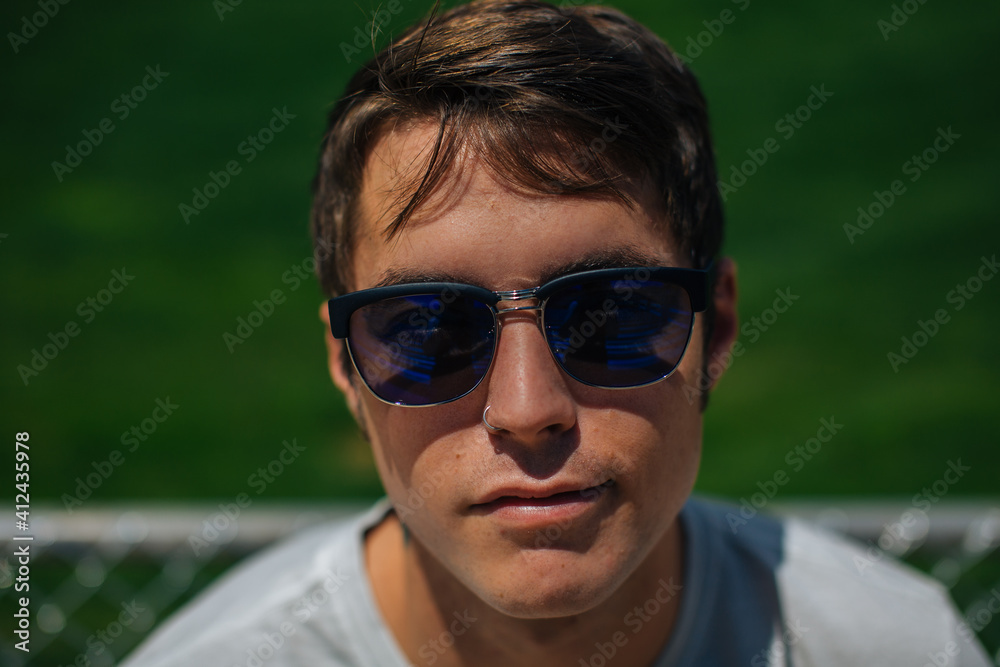 Cool guy in sunglasses Cool guy in sunglasses