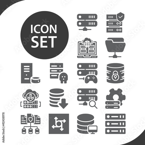 Simple set of wine steward related filled icons.