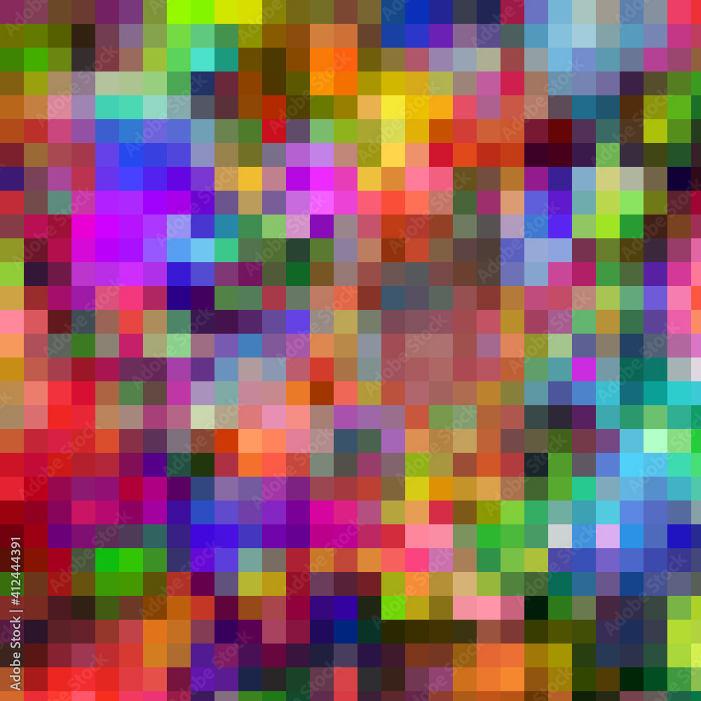 bokeh Blurry pixels Colorful background illustration