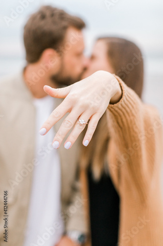 Man Proposes to Girlfriend on Beach