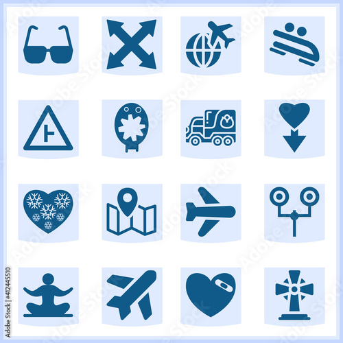 Sunrise  related simple set. 16  filled