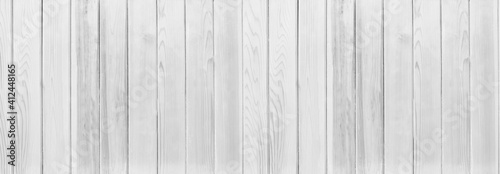 Panorama White wood texture background,walls of the interior.