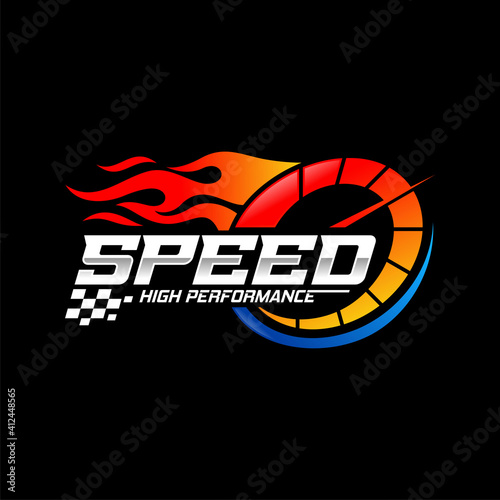 Fast and Speed logo template vector. Automotive Logo Vector Template
