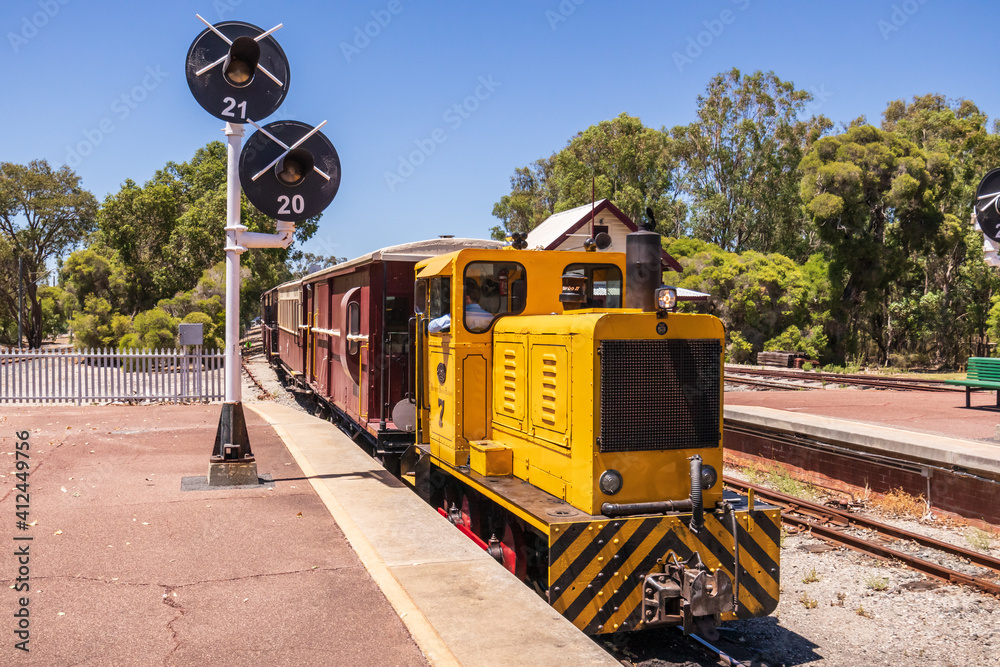Whiteman, Australia Jan 16, 2021 The Whiteman Park Railway Station