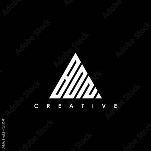 BON Letter Initial Logo Design Template Vector Illustration