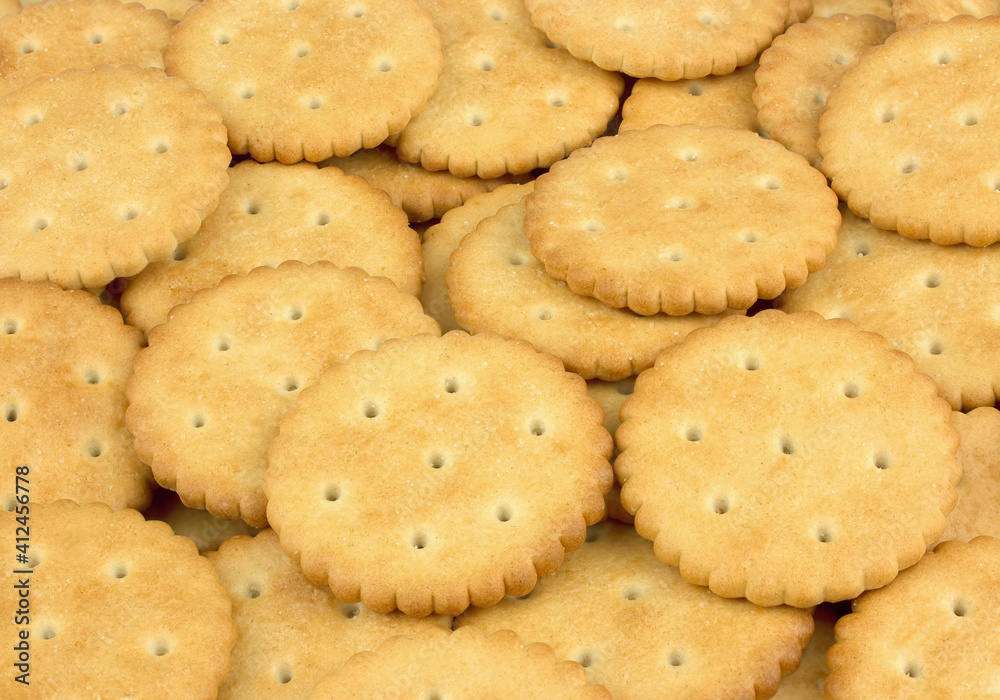 Cookies, Saltine cracker, Crispy cracker, background Cookies, Saltine cracker, Crispy cracker, background