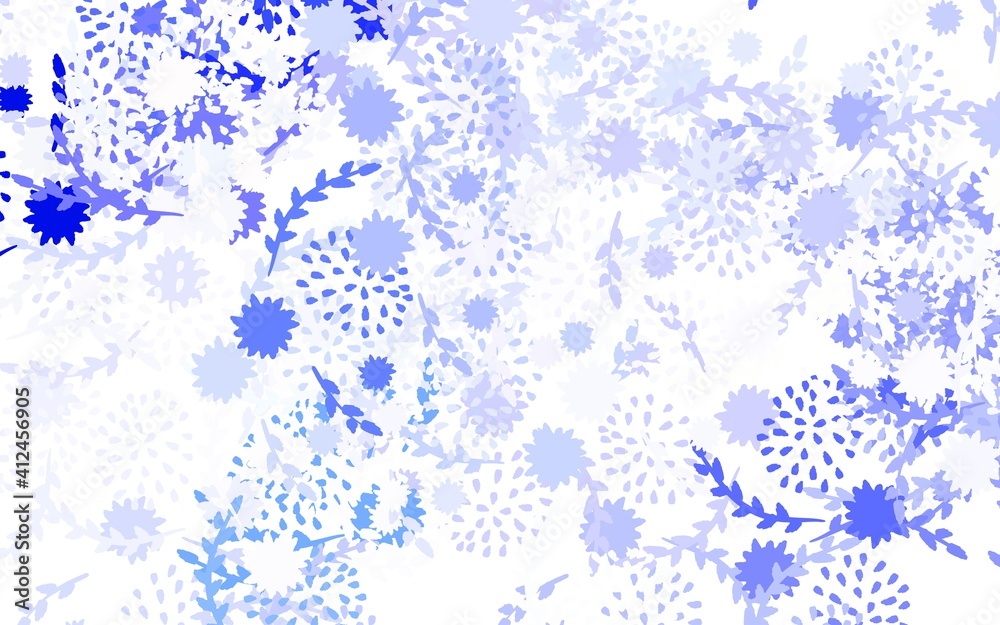 Light Purple vector abstract design with flowers Light Purple vector abstract design with flowers