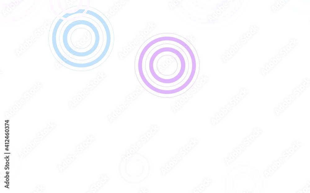Light Pink, Blue vector background with bubbles. Light Pink, Blue vector background with bubbles.