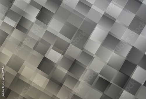 Light Gray vector backdrop with rhombus.