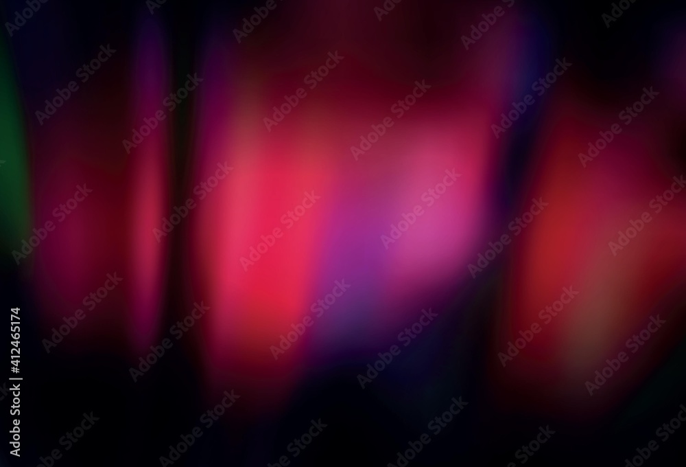 Dark Red, Yellow vector blurred bright template. Dark Red, Yellow vector blurred bright template.