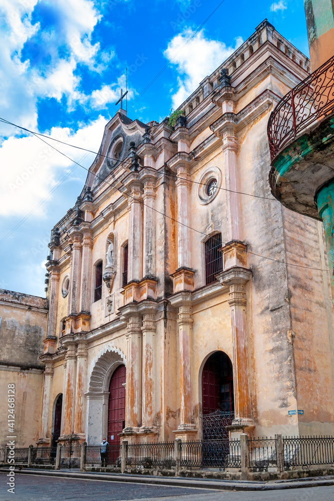 Iglesia de las Mercedes in Old Havana, Cuba
