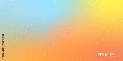 Abstract soft cloud background in pastel colorful gradation style. Modern blurred background. Vector EPS.10
