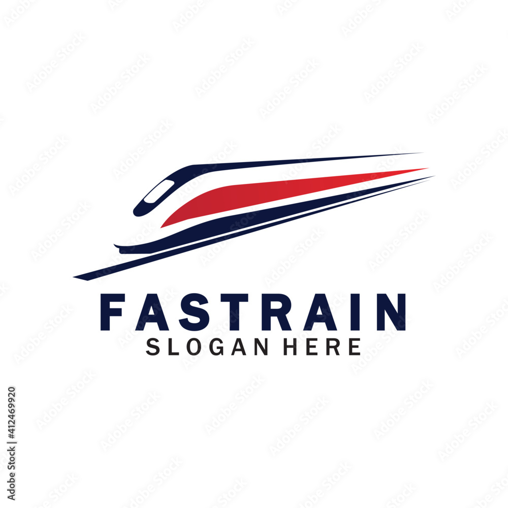 Train logo vector illustration design.fast train logo.High speed train illustration logo-vector illustration Train logo vector illustration design.fast train logo.High speed train illustration logo-vector illustration