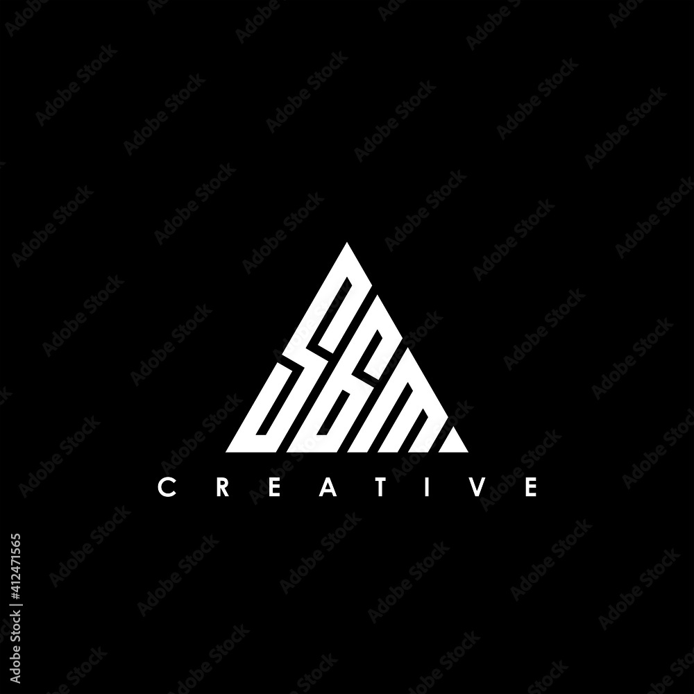 SGM Letter Initial Logo Design Template Vector Illustration