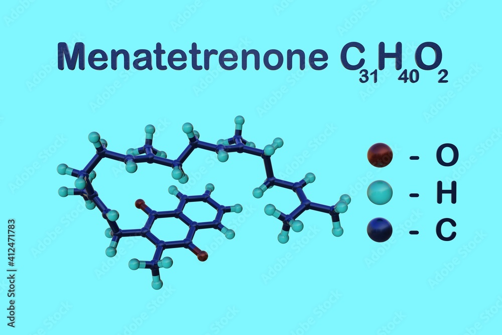 Illustrazione Stock Structural chemical formula and molecular model of