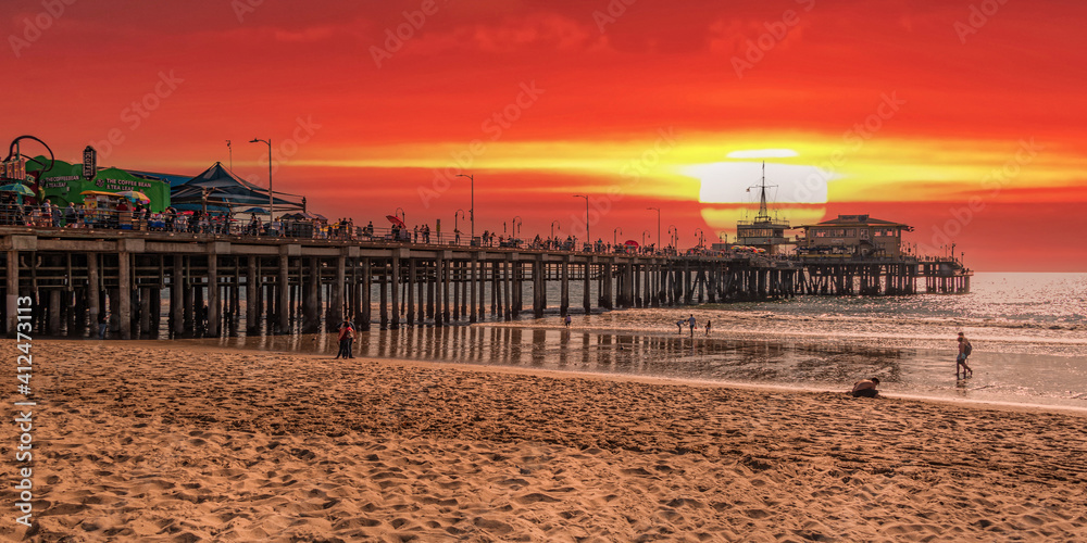 Obraz premium santa-monica