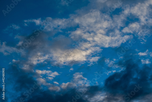 Dramatic sky with clouds. Nature background. © Vladimir Arndt