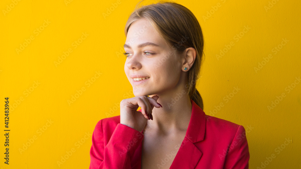 picture of young good-looking teenage girl isolated picture of young good-looking teenage girl isolated