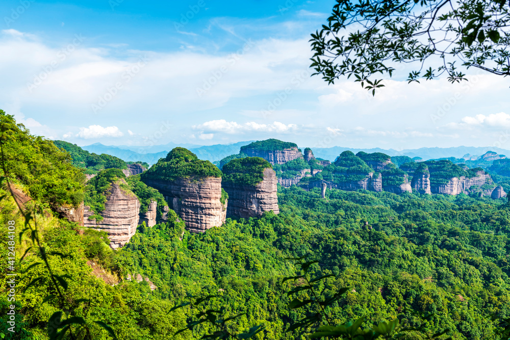 Obraz premium Danxia Mountain, Shaoguan City, Guangdong, China