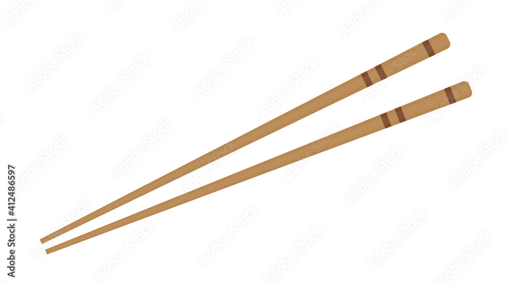 Chopsticks vector. Chopsticks on white background. Chopsticks vector. Chopsticks on white background.