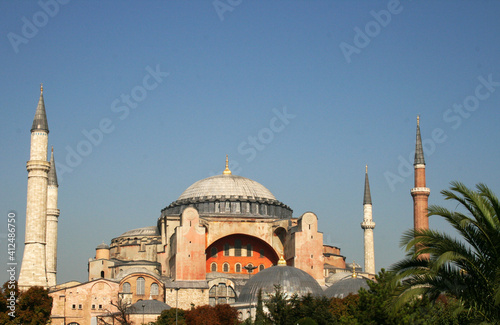 Famous Hagia Sofia in Istanbul