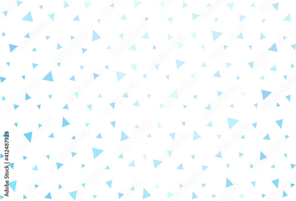 Light BLUE vector polygon abstract layout. Light BLUE vector polygon abstract layout.